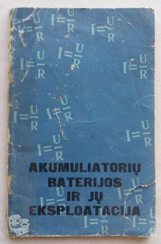 Sena knyga žinynas apie akumuliatorius