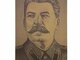 Stalino laikmečio laminuoti plakatai ir lipdukai