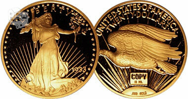 Garsiosios St. Gaudenso 20 USD vertės auksinio dvigubo erelio