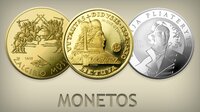 Perkame Lietuvos banko auksines sidabrines monetas