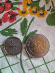 5 ir 1 lito monetos