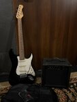 Elektrinė gitara, pilnas komplektas