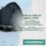 Laisvalaikiui nuoma Mobilūs Kubilai, mobilios pirtys pristatymai