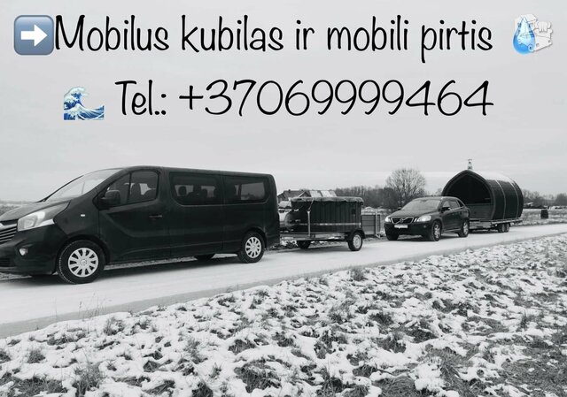 Mobilios pirtys ir kubilai šventėmis,laisvalaikiui mobilias