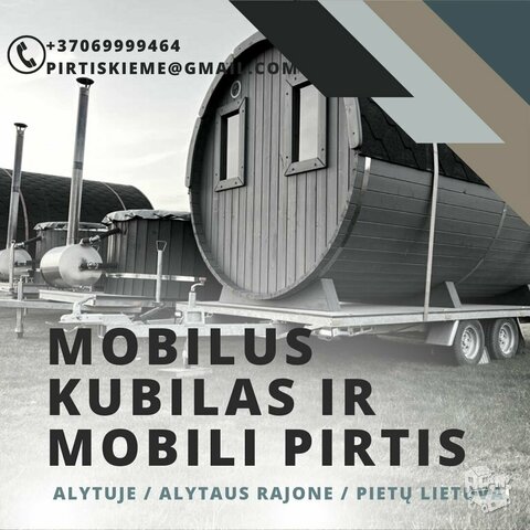 KUBILAI-PIRTYS NUOMA Visą parą-kiekvieną dieną ALytuje MOBILIŲ