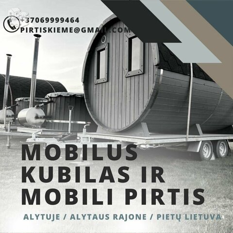 Visą savaitę NUOMA 24/7val KUBILAI-PIRTYS Visą parą-kiekvieną