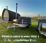 NUOMAI DAr TURIME  Mobili pirtis ir kubilas ! Pirties nuoma!