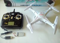 Naujas originalus dronas SYMA X5C-1 SU HD VIDEO