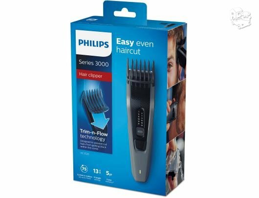 Philips belaide plaukų, barzdos kirpimo mašinėlė, kaip nauja, su