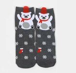 Kalėdinės moteriškos kojinės