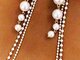 Puošnūs perlų auskarai: du viename