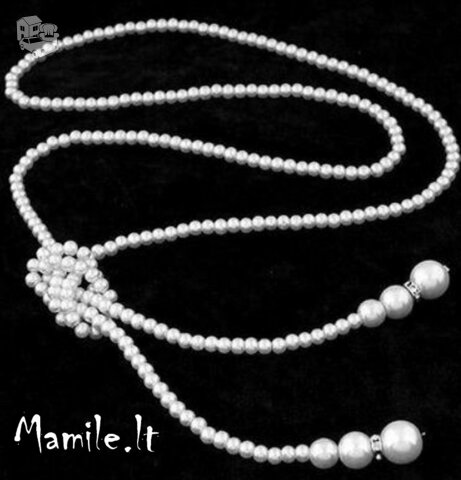 Ilgi surišami perlų karoliai „KERIJA“
