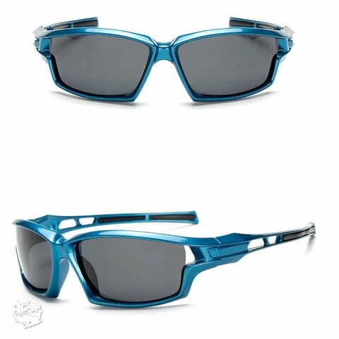 UV 400 polerizuoti sport akiniai Blue frame