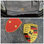 Porsche emblemos , macan , cayanne , panamera , turbo ,