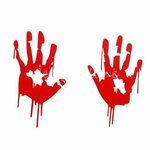 Bloody hands - Lipdukai "Kruvinos rankos"