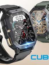 NAUJAS! CUBOT 2.02" HD IŠMANUSIS LAIKRODIS - SMART WATCH