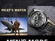 Kareiviški Pilot style laikrodžiai
