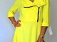 Ryškios geltonos elegantiškos suknelės
