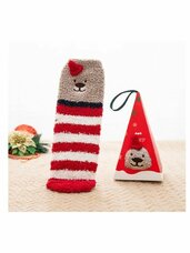 Kalėdinės šiltos kojinės "Christmas Bear", 1 pora