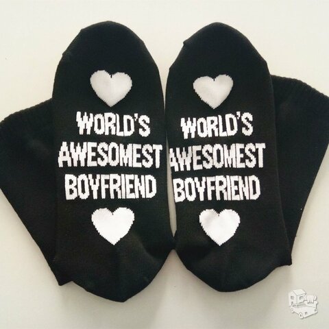 Šmaikščios kojinės World's Awesomest Boyfriend