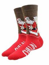 Vyriškos kojinės su kalėdiniais motyvais, 1 pora