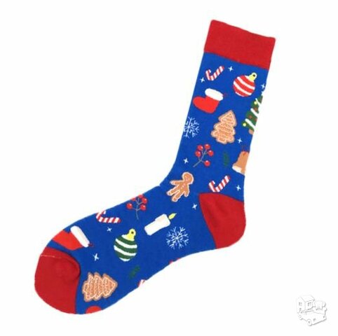 Vyriškos kojinės su kalėdiniais motyvais