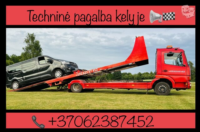 Tralo,traliuko technine pagalba paslaugos iki 5t. 24h/7