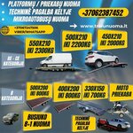 TENTINIŲ PRIEKABŲ / TRALŲ / PRIEKABŲ NUOMA- Platformų Priekabų