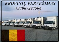 LIETUVA-BELGIJA KROVINIU PERVEZIMAS KIEKVIENĄ SAVAITĘ VYKSTAME