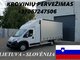 Eksponatų ir parodų įrangos pervežimas Lietuva – Slovėnija –