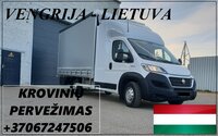 Eksponatų ir parodų įrangos pervežimas Lietuva – Vengrija–