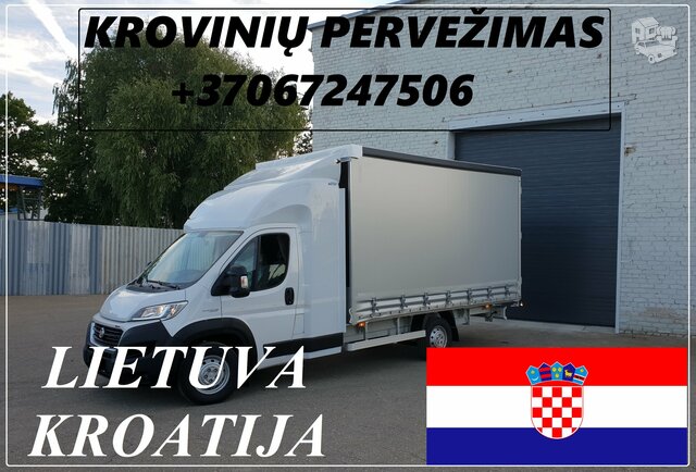 Eksponatų ir parodų įrangos pervežimas Lietuva – Kroatija –
