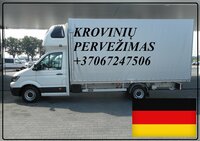 Krovinių pervežimas iš ir į Vokietiją DE-LT-DE