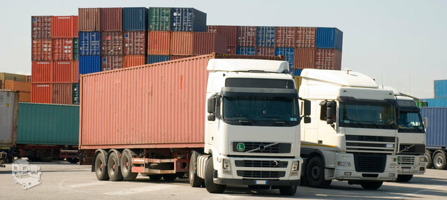 Jūrinių konteinerių gabenimas autotransportu