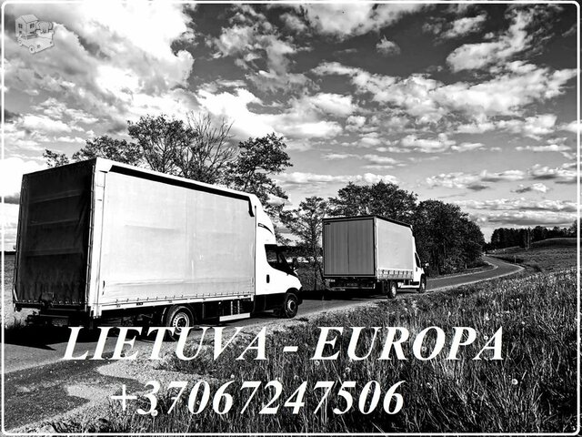 Baldų pervežimai  LIETUVA/EUROPA/LIETUVA +37067247506