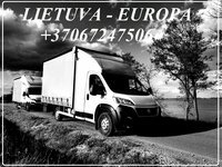 Įrangos pervežimai LIETUVA/EUROPA/LIETUVA +37067247506 Baldų