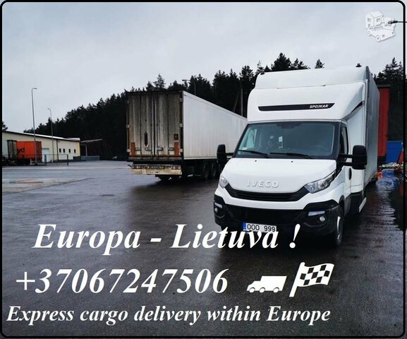 Krovinių gabenimo/pervežimo paslaugos Lietuva - Europa - Lietuva