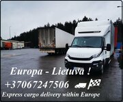 Patalynių, rankšluosčių pervežimai ( Lietuva - Europa - Lietuva)