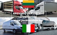 Lietuva -- Italija -- Lietuva // KROVINIU PERVEZIMAS //