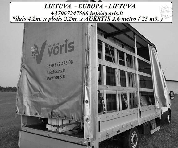 Daiktų pervežimas, expres pervežimai Lietuva - Europa - Lietuva
