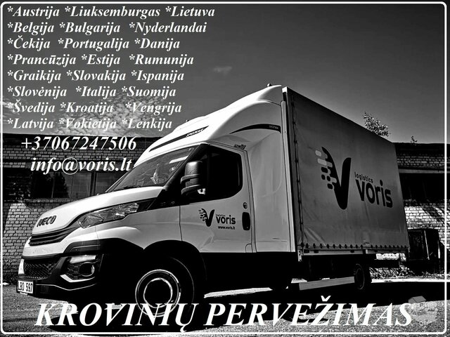 Visų krovinių pervežimo paslaugos Lithuania - Europe - Lithuania