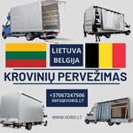 Krovinių pervežimas iš Belgijos -- rytoj / šiandien.  KROVINIŲ