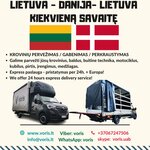KROVINIŲ TRANSPORTAVIMO Į DANIJĄ PASLAUGOS  Dalinių ir Pilnų