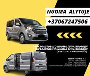 NUOMA ALYTUS Keleivinio 8 vietų mikroautobuso nuomą su (be)