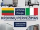 (LT-EU) Lietuva -- Italija -- Lietuva  * Krovinių Pervežimas  *
