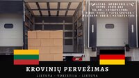 Krovinių gabenimo kelių transportu Lietuva – Vokietija . skubių