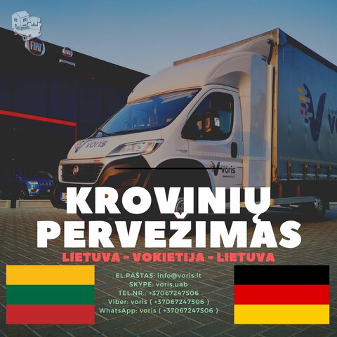 Krovinių pervežimas Vokietija Lietuva vykdomas tik naujais,