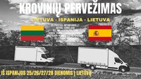 Motociklų gabenimas ISPANIJA - LIETUVA