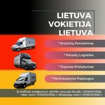 Konkurencingi krovinių pristatymo terminai  Lietuva - Vokietija