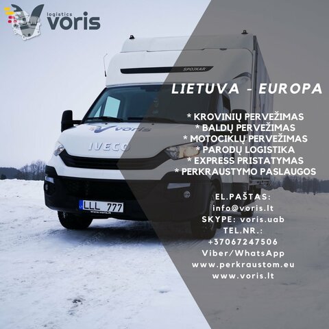 Skubių krovinių pristatymas per 24 val Lithuania - Europe -
